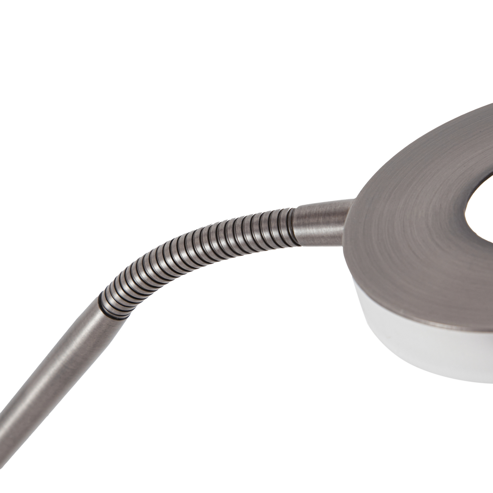 Lucande LED vloerlamp Raymond, titaniumkleurig, CCT, leeslampje Lucande LED vloerlamp Raymond, titaniumkleurig, CCT, leeslampje