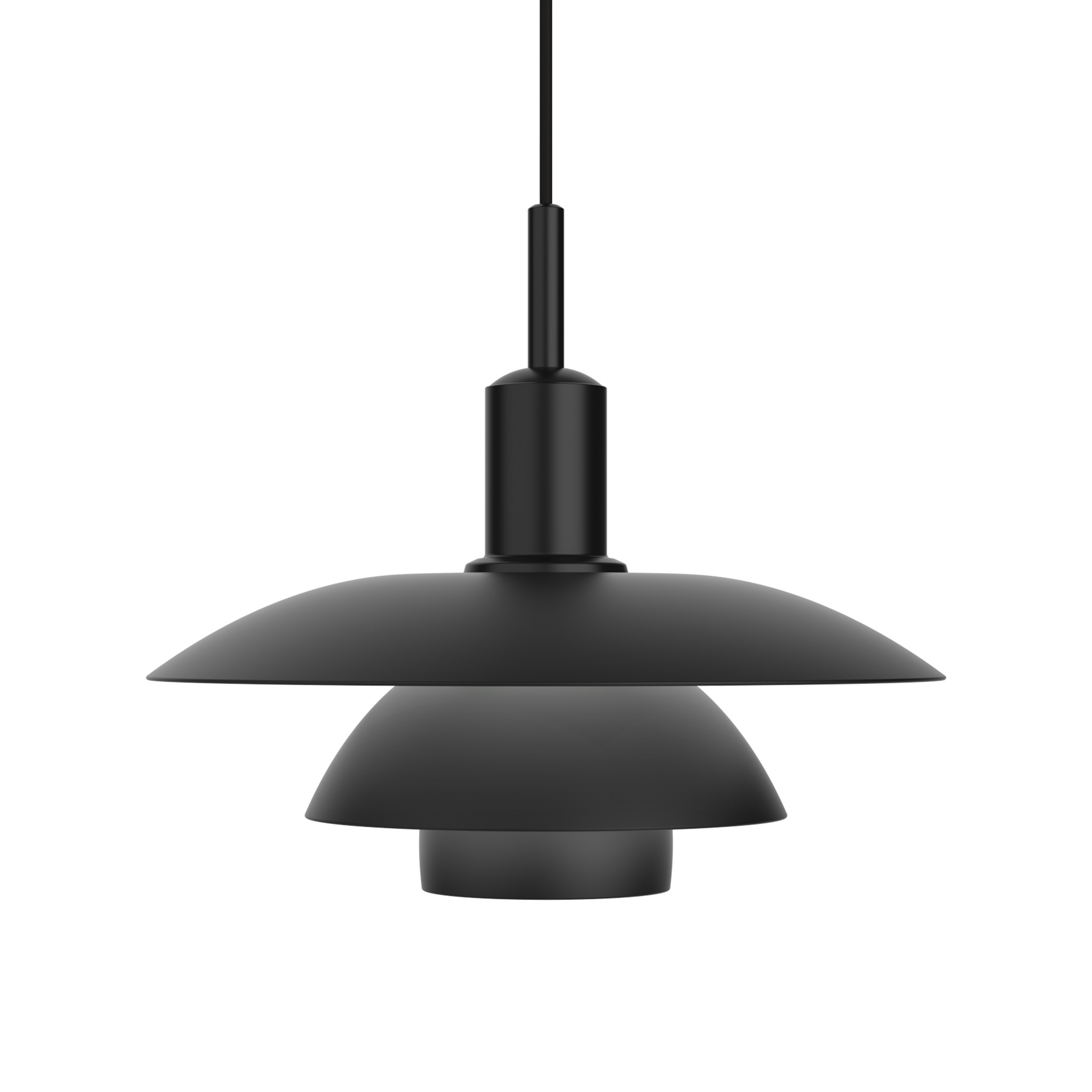 PH 5/5 Lámpara de Colgante Black - Louis Poulsen