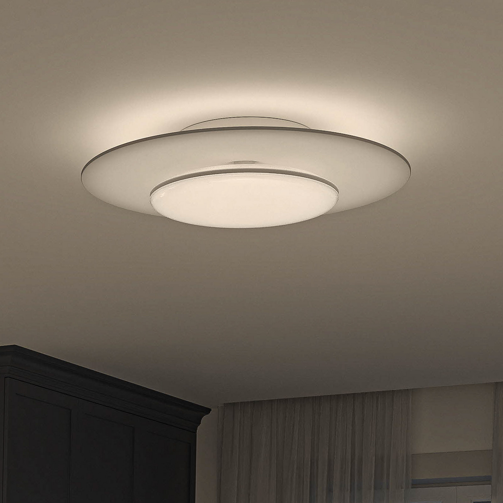 Philips Plafonieră Garnet LED SceneSwitch 40cm alb - Camera de zi / sufragerie - modern - Metal
