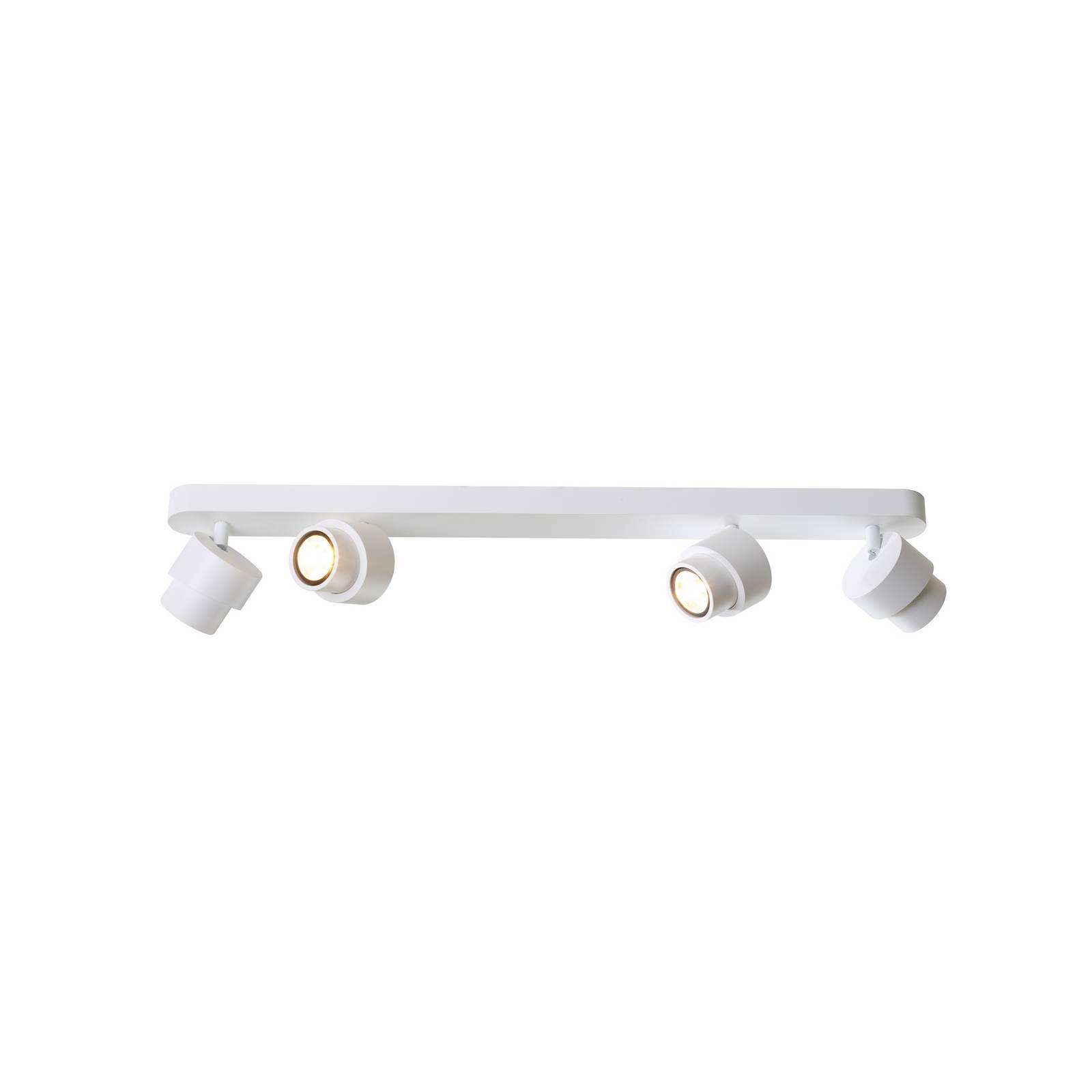 LED-Strahler BRUSH, weiß, 70 cm, 4-flg. Metall, dim, 2.700 K