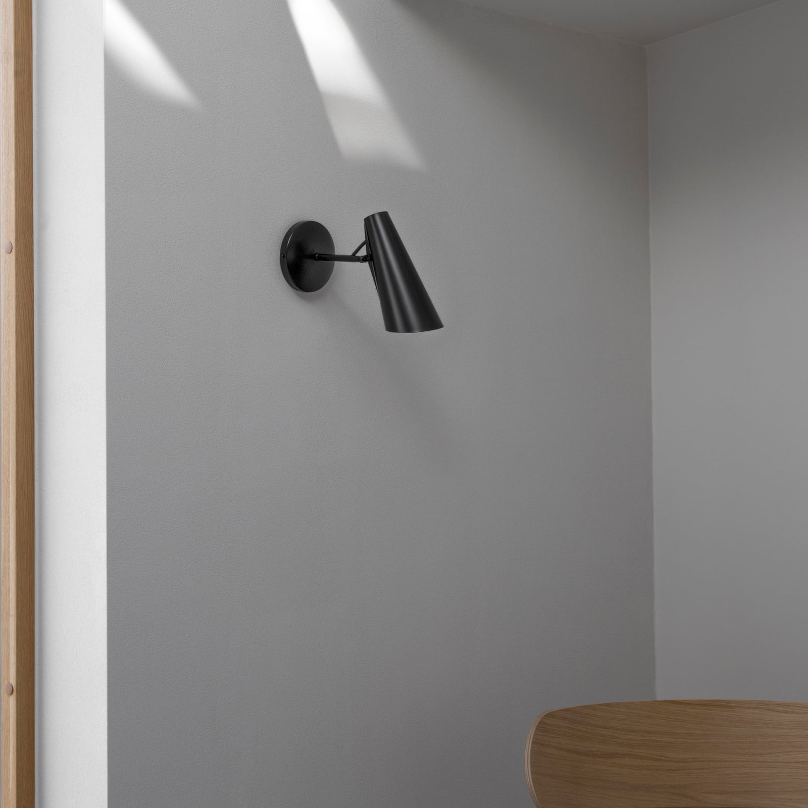 Birdy Applique Murale Court Noir - Northern