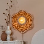 GOOD & MOJO Applique murale Madura, Ø 60 cm, naturel/marron, prise