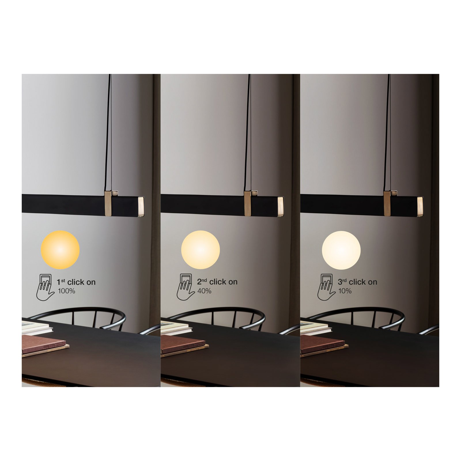 Lilt 115 LED Pendant Black - Nordlux