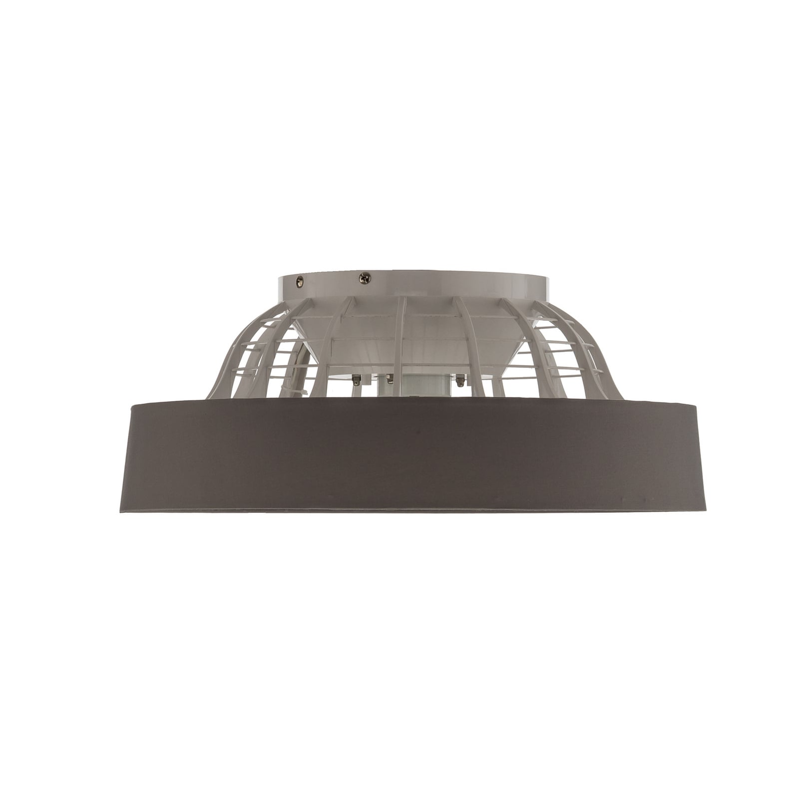 Wentylator sufitowy LED Lindby Mace, szary, Ø 47 cm, cichy, CCT Wentylator sufitowy LED Lindby Mace, szary, Ø 47 cm, cichy, CCT