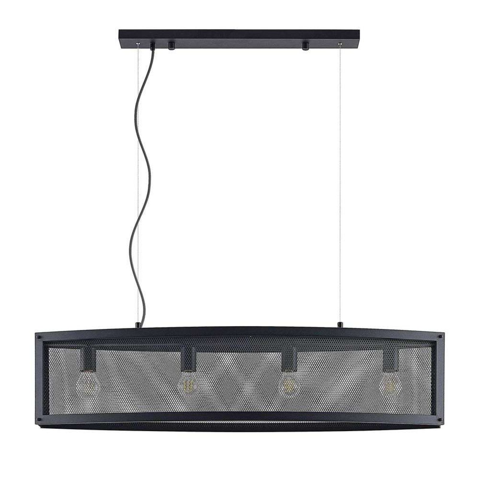 Mizgin 4 Deko Lustră Pendul Black - Lindby