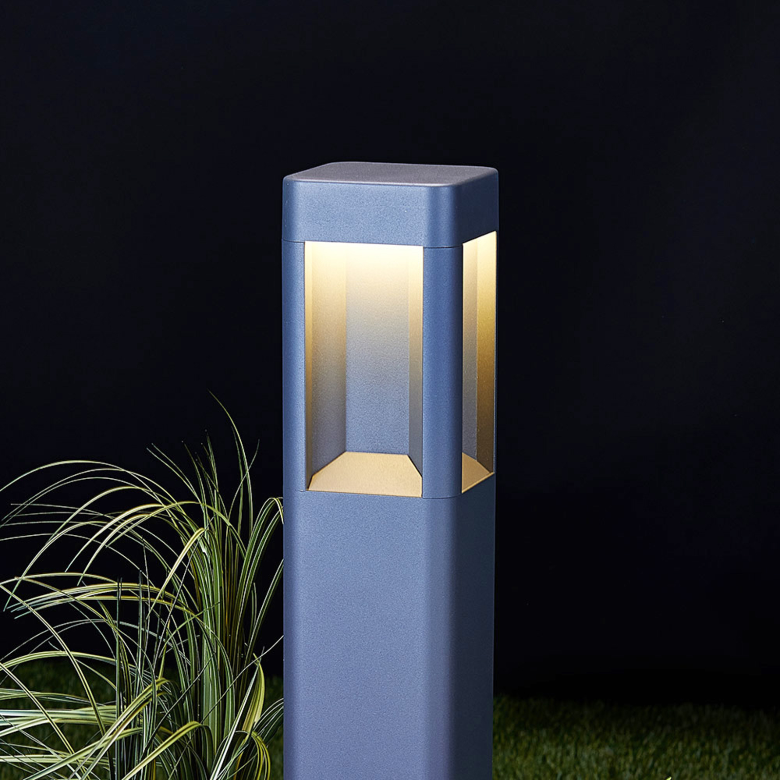 Lampione LED Annika in alluminio, 80 cm
