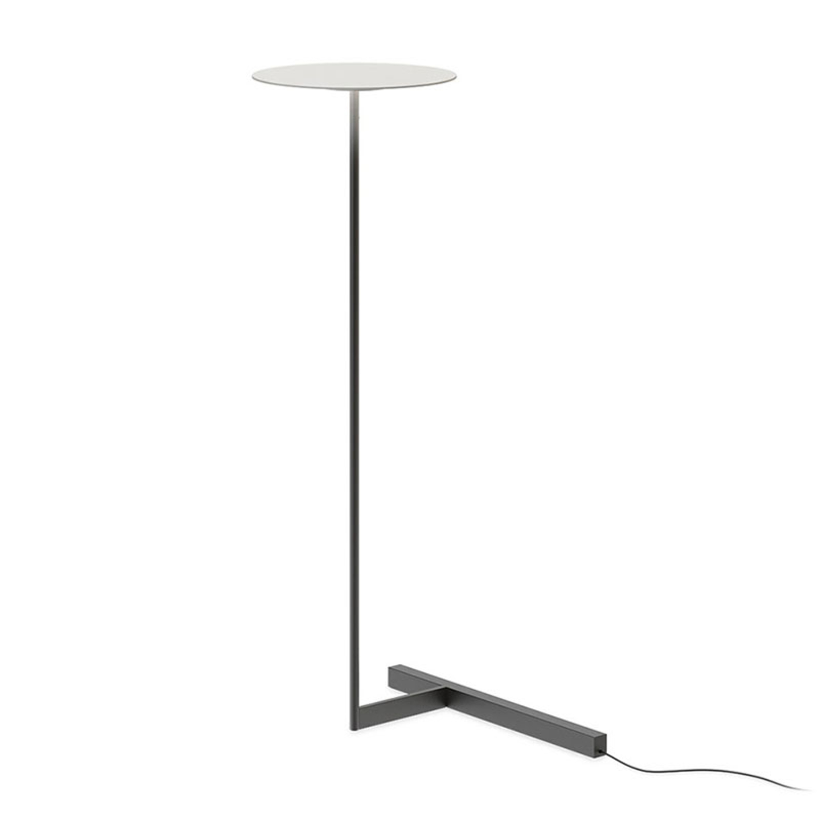 Vibia Flat lampadaire LED 96 cm gris L1, dimmable