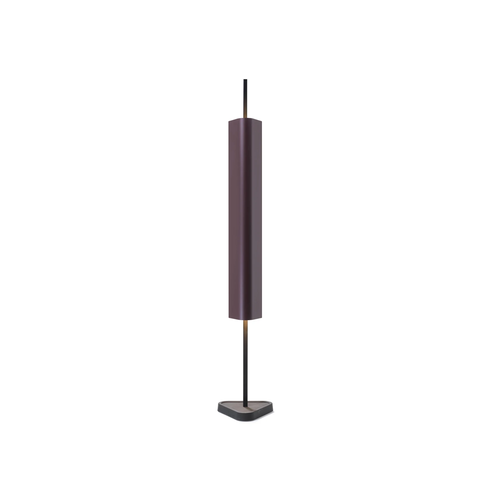 FLOS LED tafellamp Emi, donkerrood, dimbaar, hoogte 114 cm