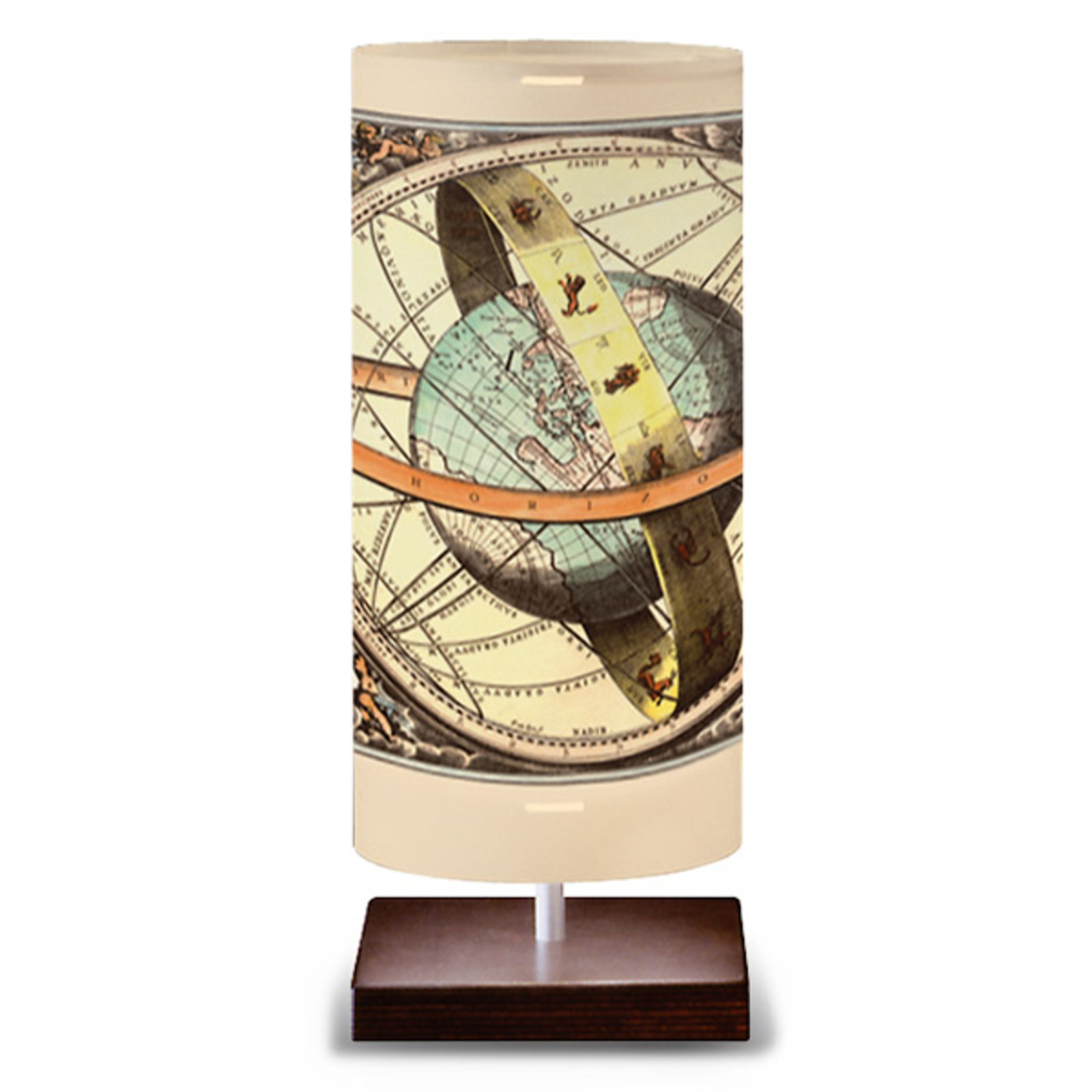 Globe - bordlampe i jordklodedesign