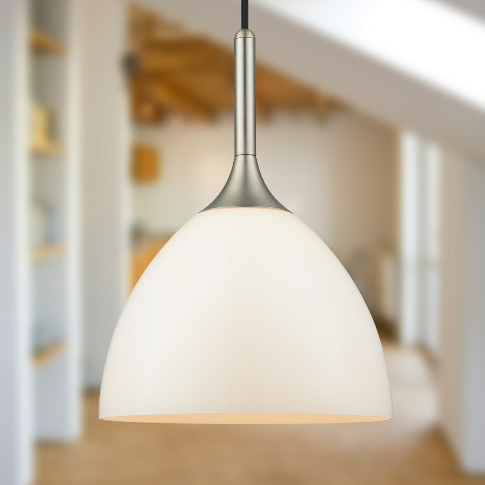 Bellevue Pendel Ø24 Opal Halo Design - Spisestue - Metal