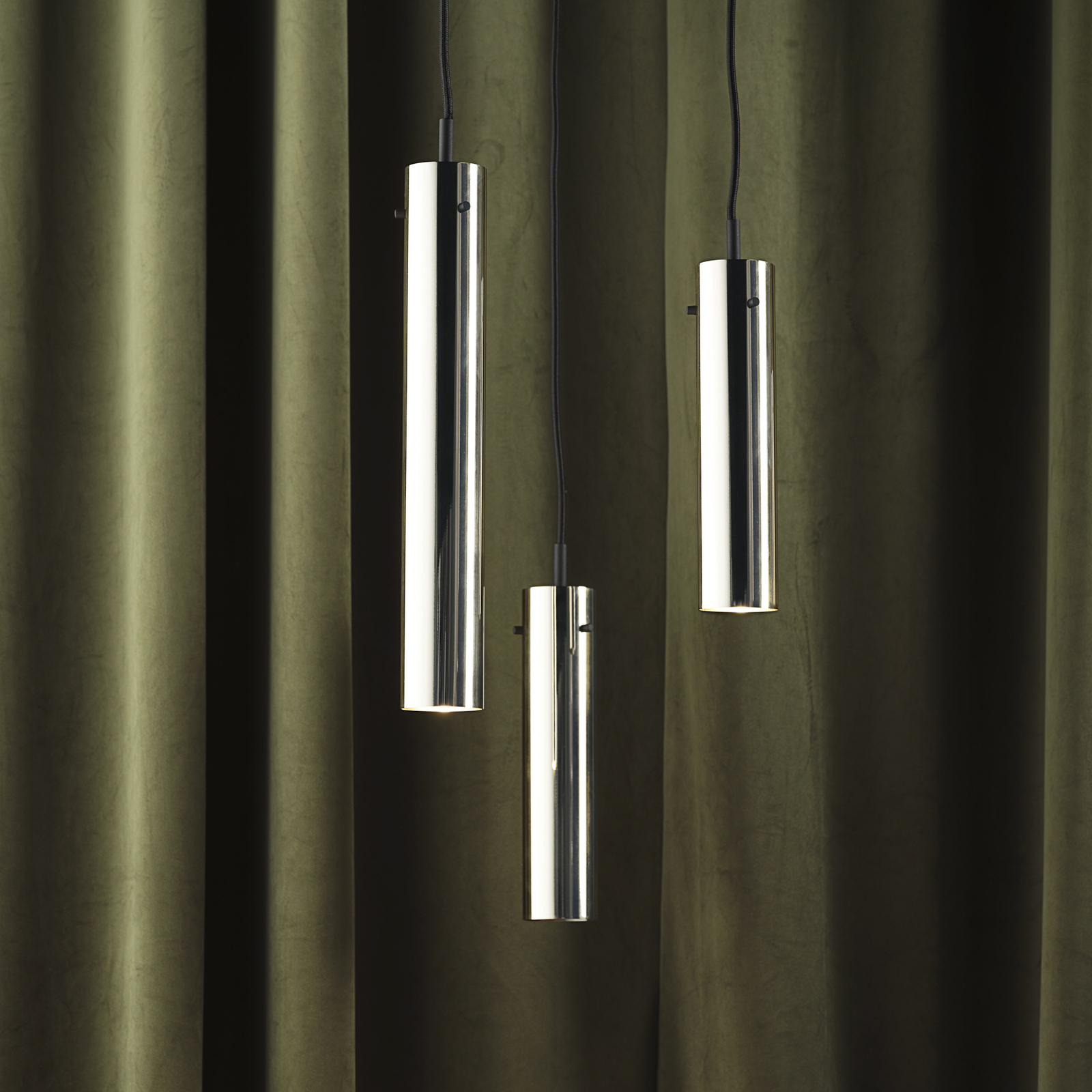 FM 2014 Taklampa Ø5,5xH24 Glossy Stainless Steel - Frandsen