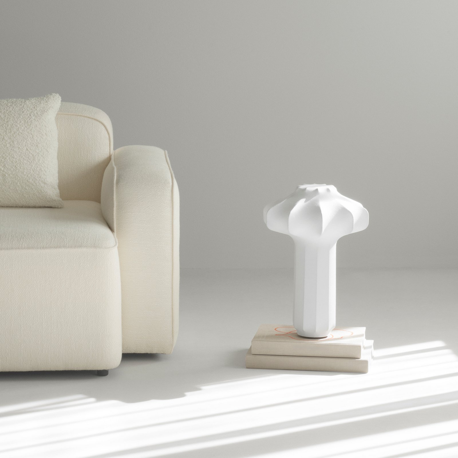 LED-Tischleuchte Phantom, weiß, Höhe 43 cm - Normann Copenhagen