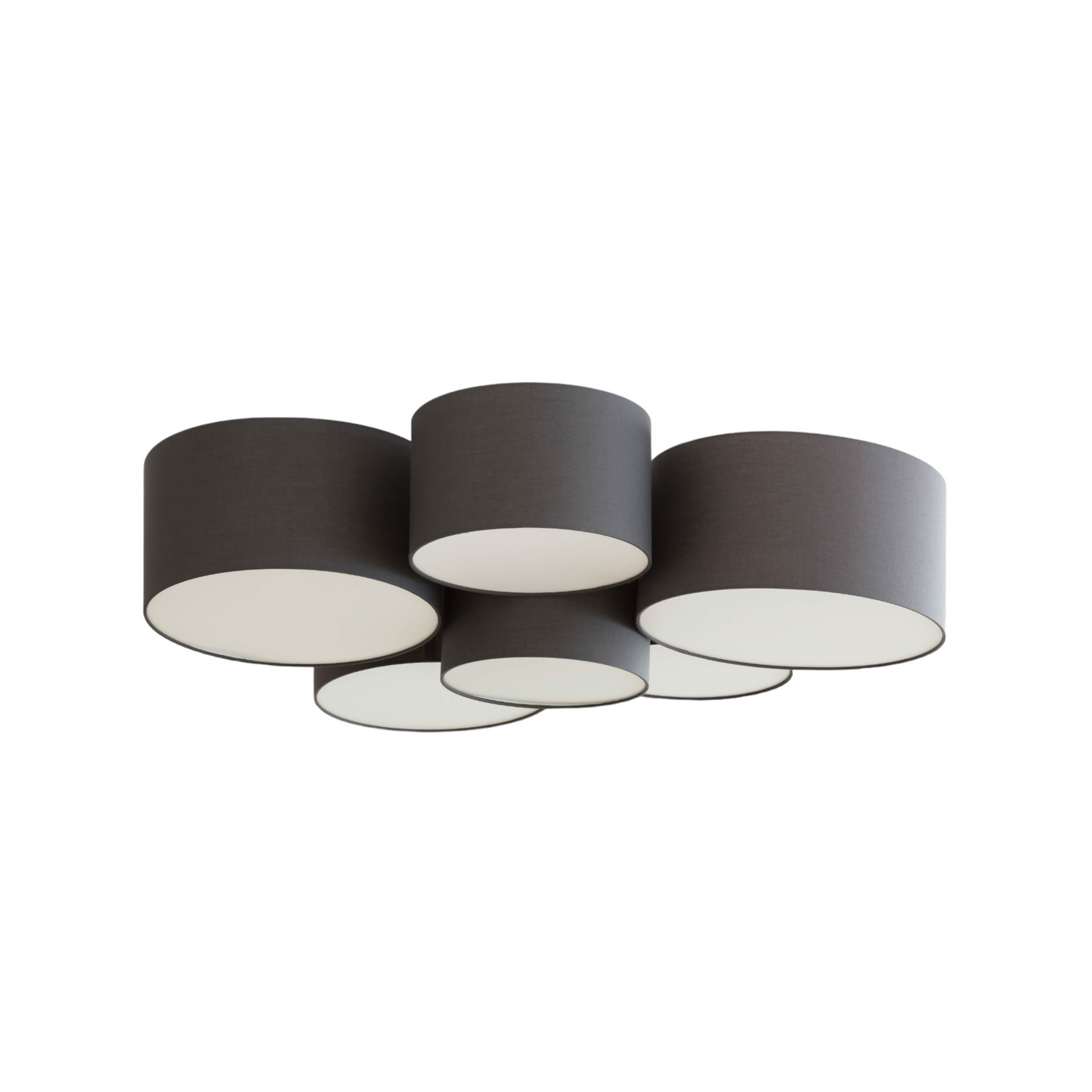 Maureka 6 Plafonnier Dark Grey - Lindby