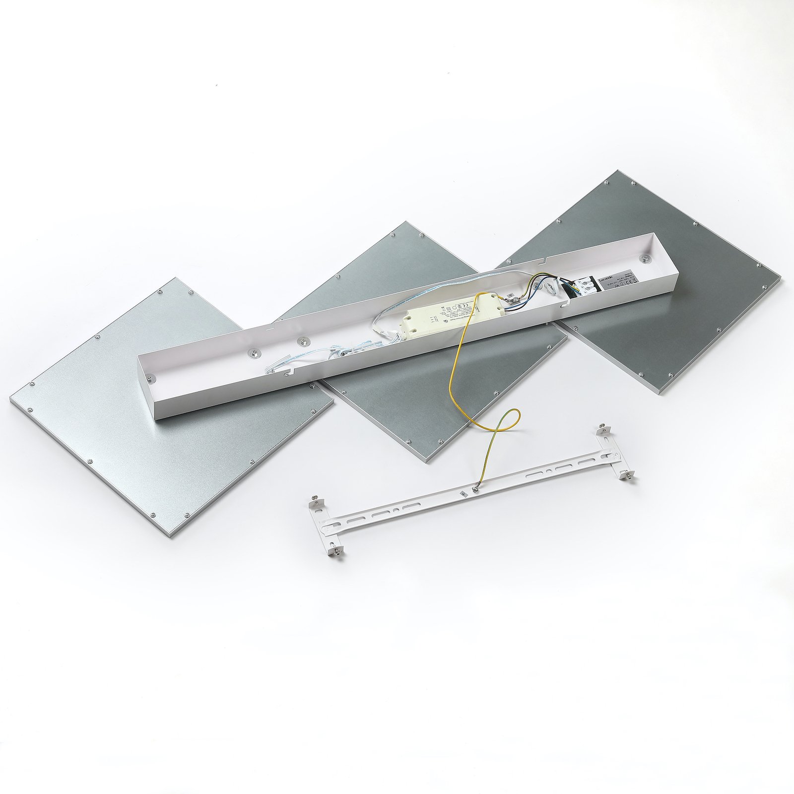 Ilira 3 Kattovalaisin White/Silver - Lucande