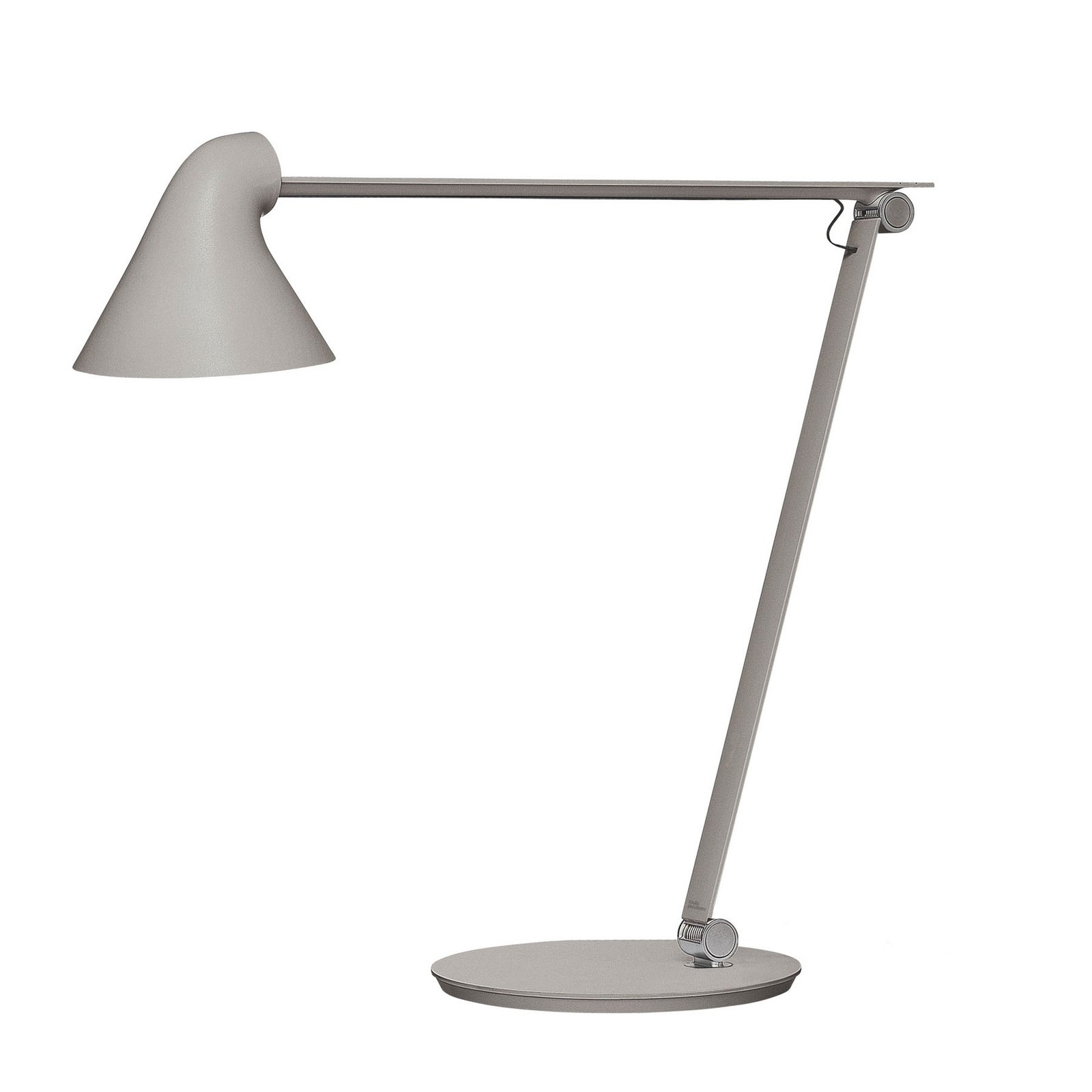 NJP Tafellamp met Voet 2700K Licht Gray - Louis Poulsen