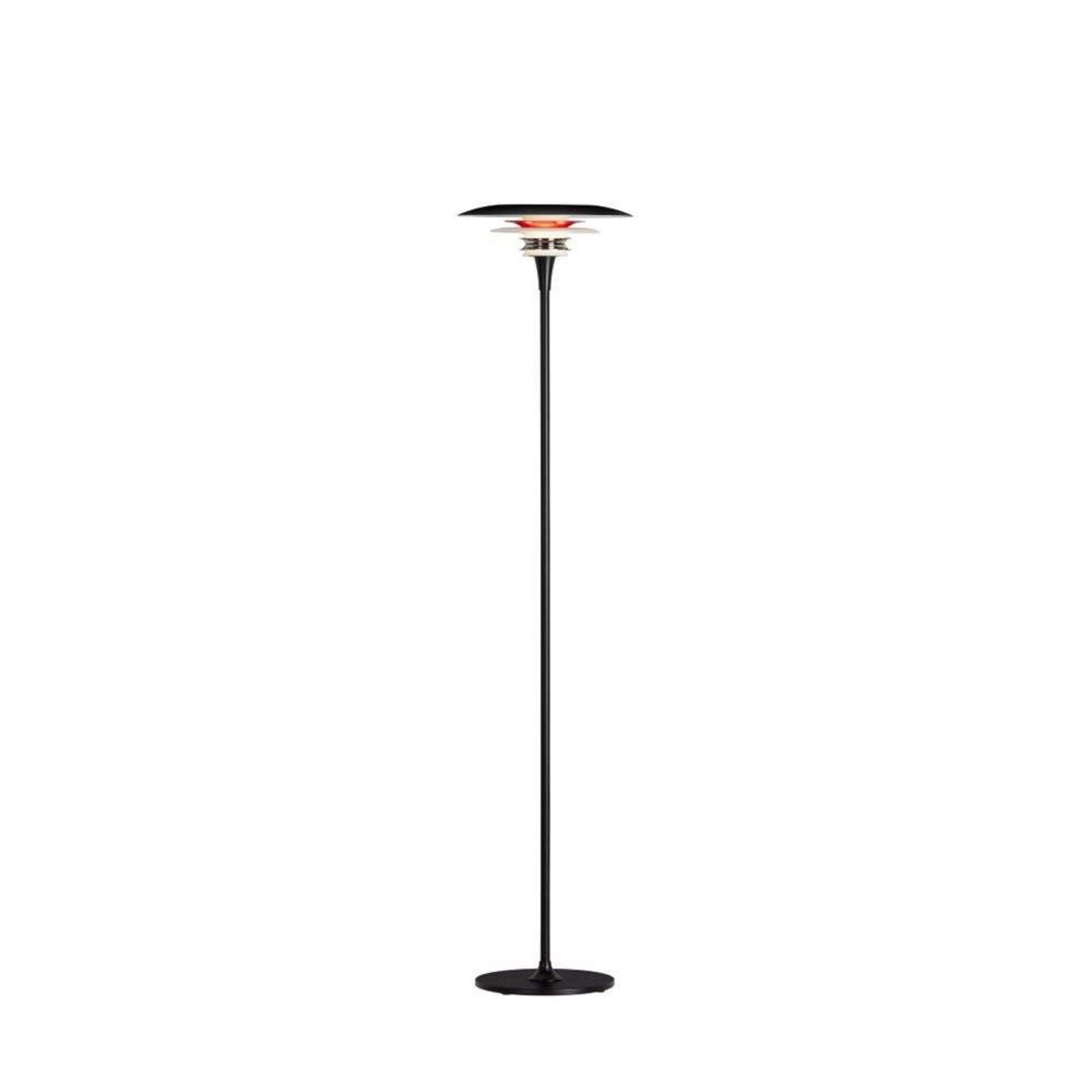 Diablo Lampadar Ø300 Matt Black/Glossy Red - Belid