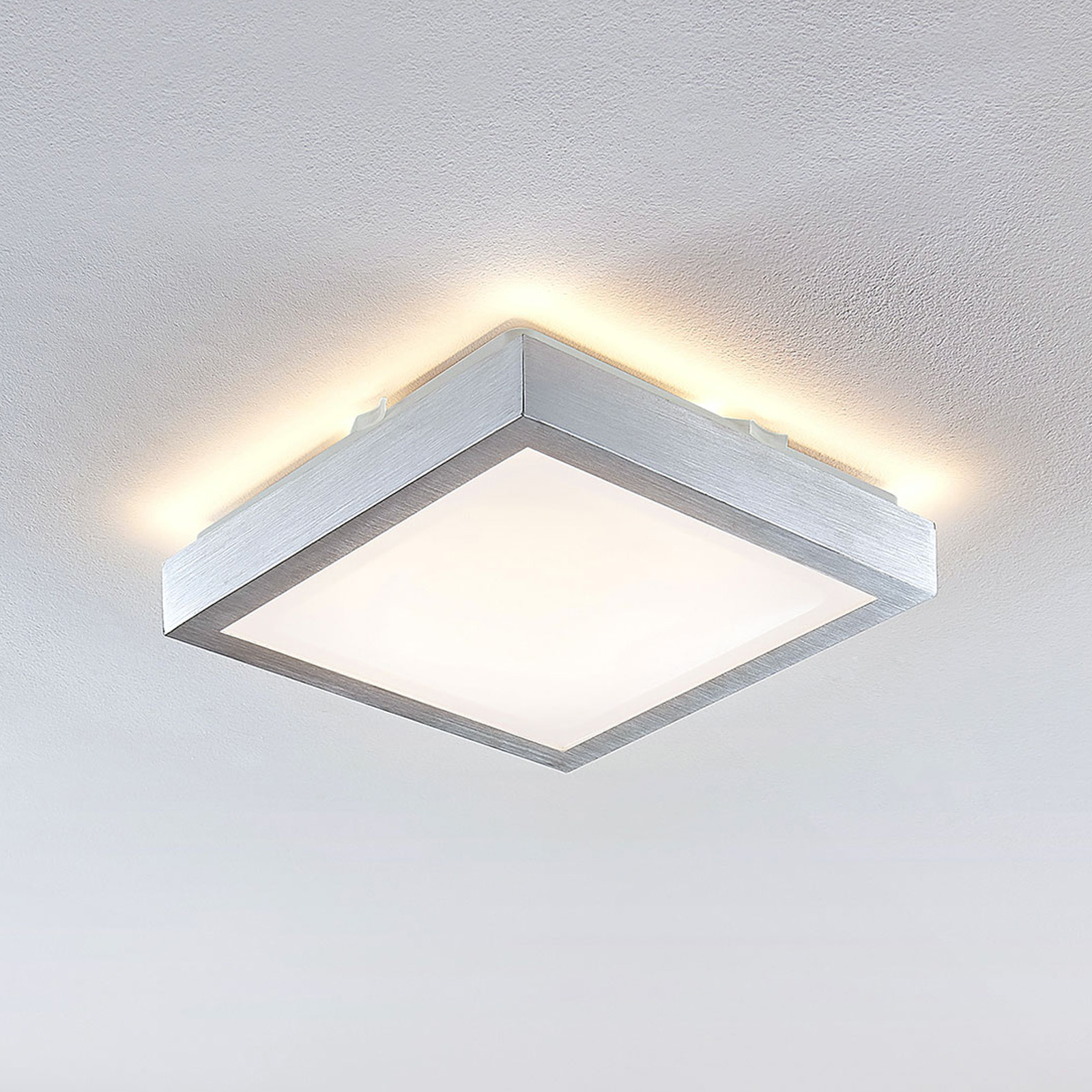 Lindby Margit LED stropní světlo, hranaté, 27 cm