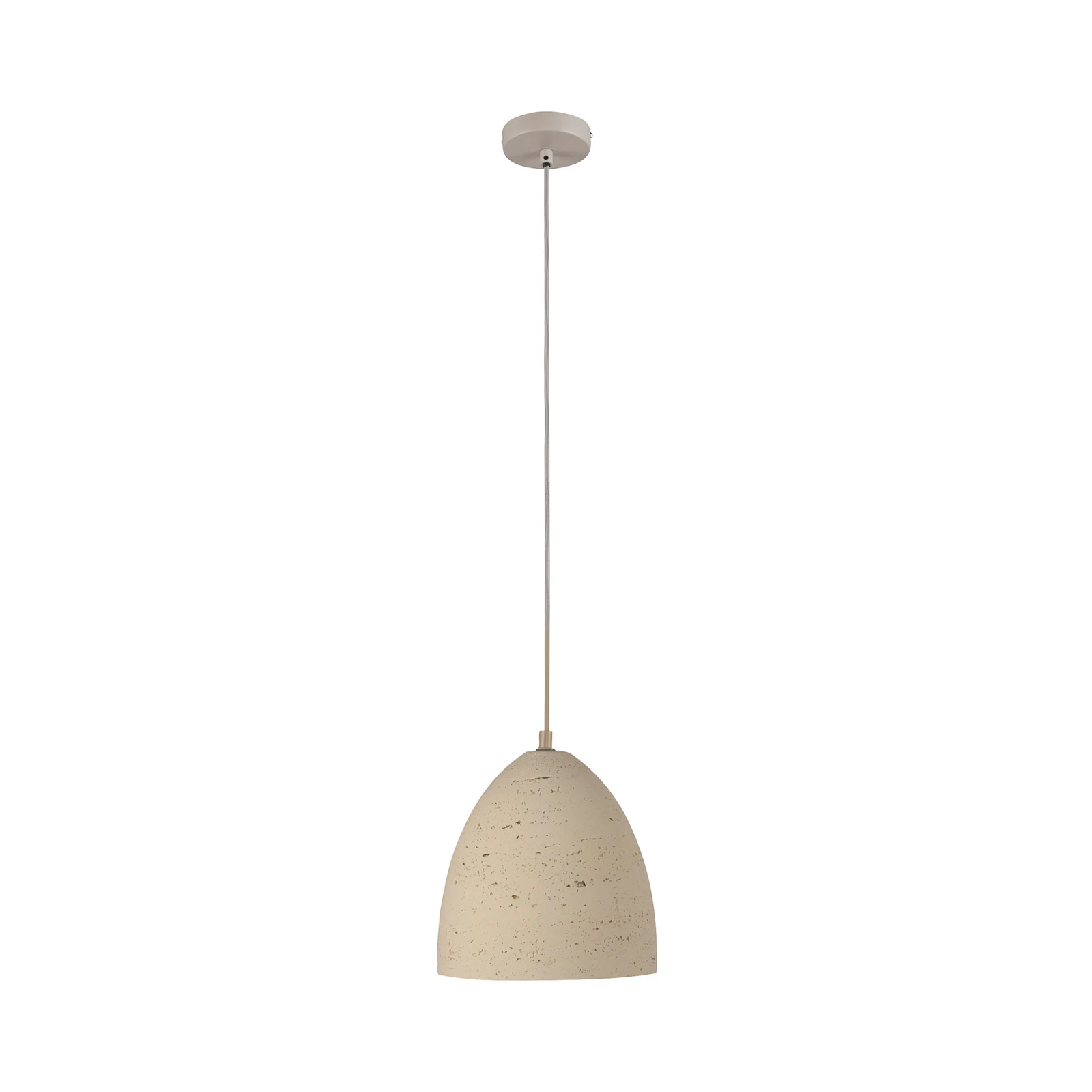 Schöner Wohnen Κρεμαστό φωτιστικό Traventa, μπεζ, Ø 21 cm, E27