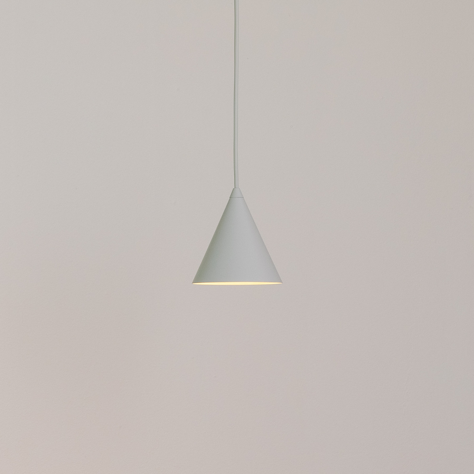 Euluna Lampă suspendată ZENITH gri deschis Ø 11 cm metal GU10 - Camera de zi / sufragerie - Modern