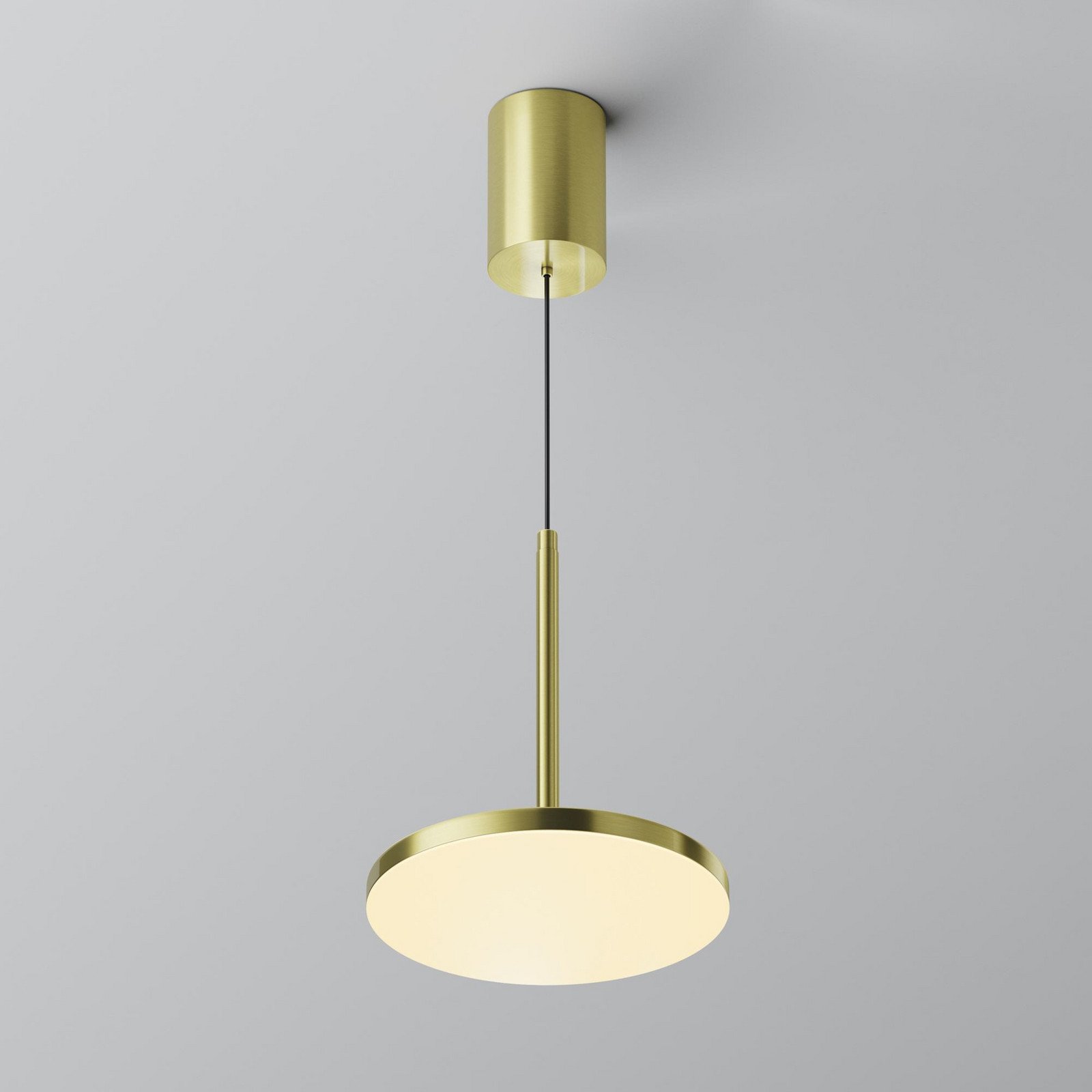 Maytoni Lampă suspendată LED Plato alamă Ø 185 cm aluminiu - Camera de zi / sufragerie - modern - alamă alb