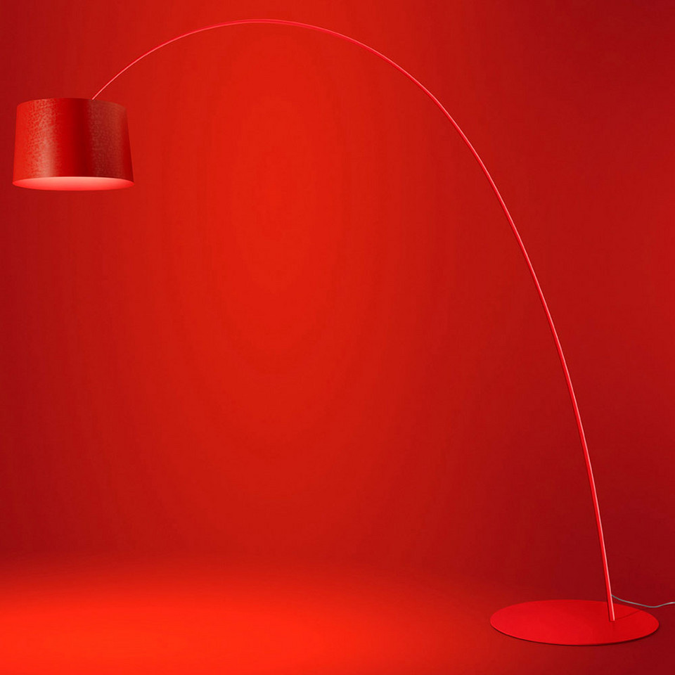 Foscarini Twiggy LED-golvlampa lila, röd från Foscarini