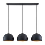 Tarjei Lampa Wisząca L146 Black/Gold - Lindby