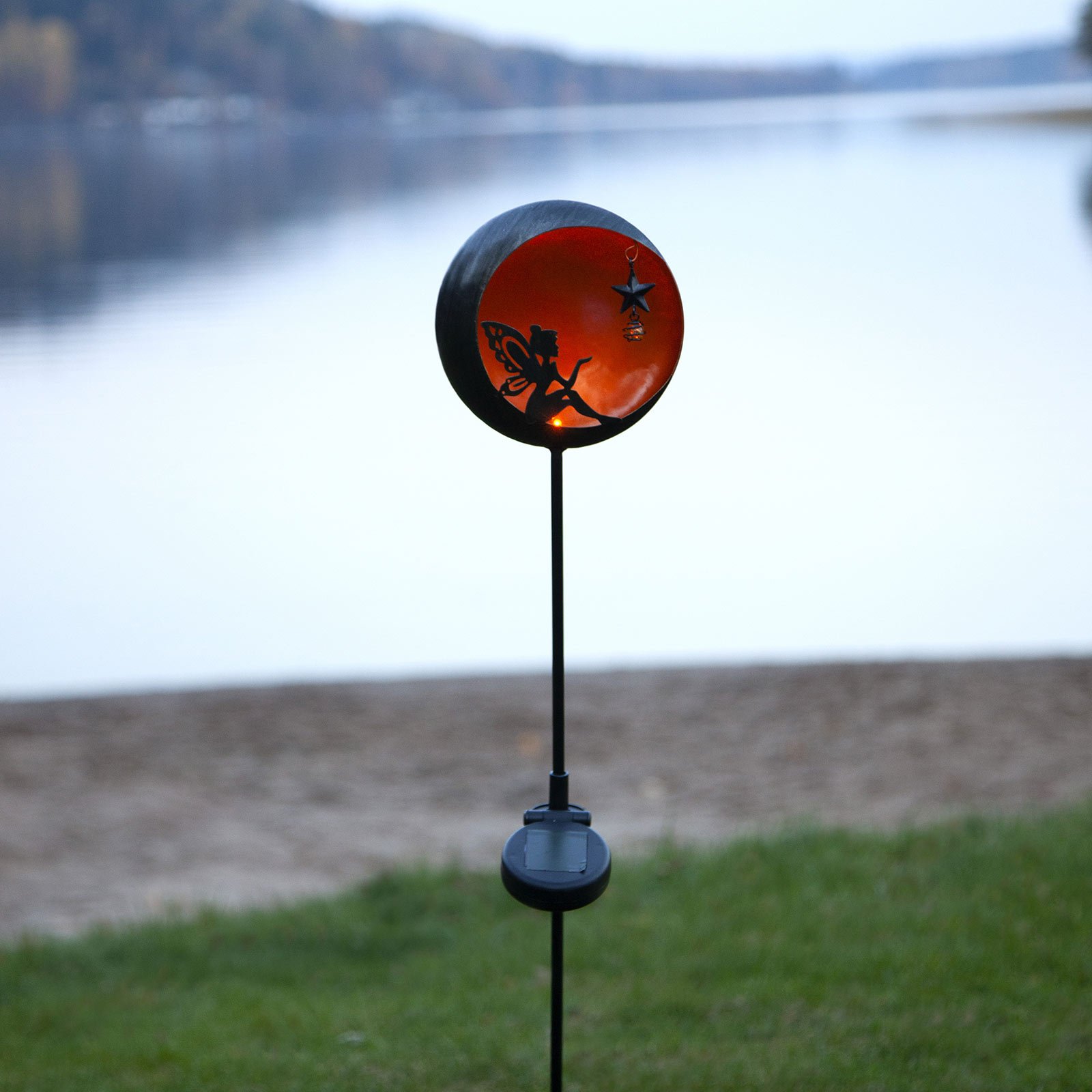 LED-Solarleuchte Fairytale, orange