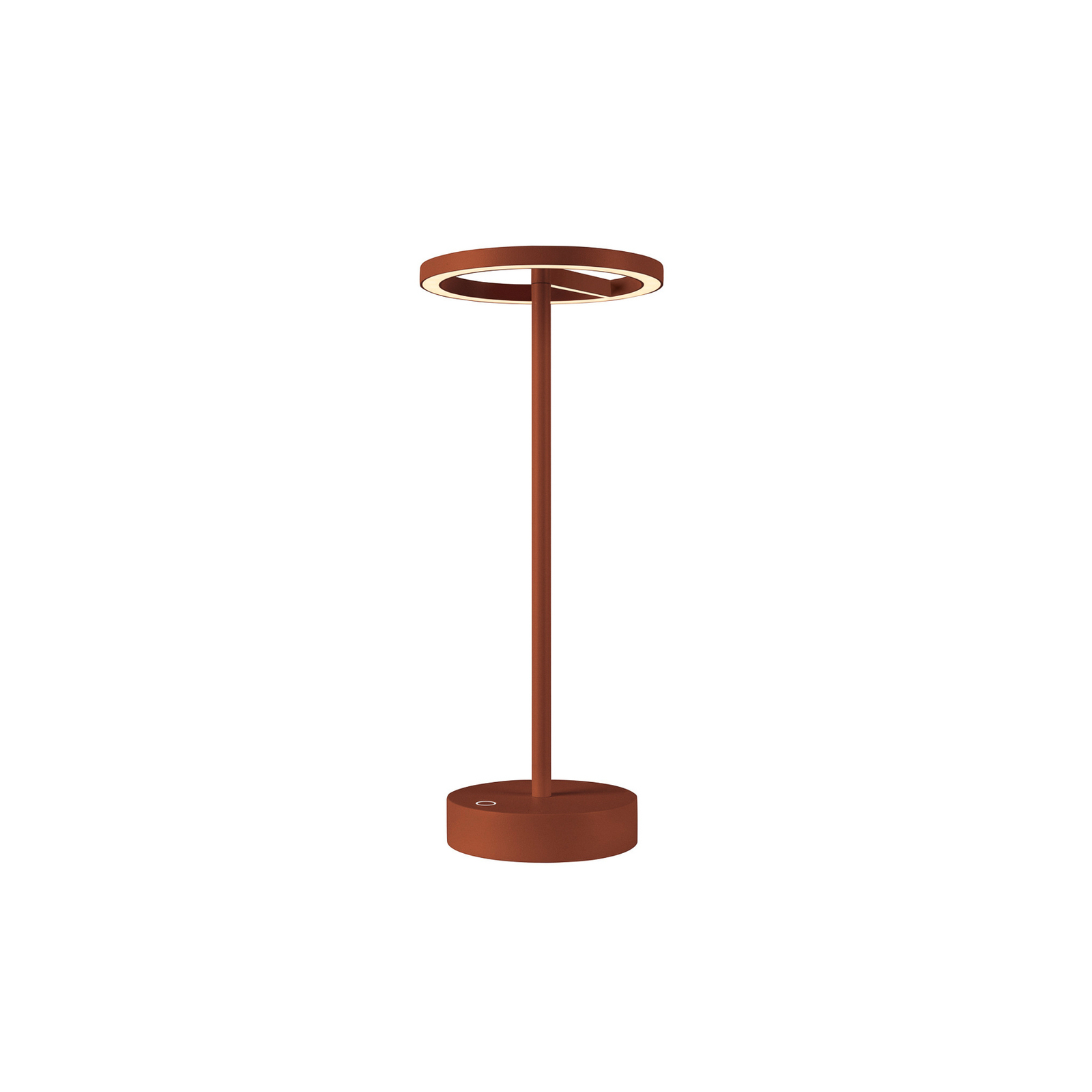 SLV LED oppladbar lampe Vinolina One, rust, 2700 K, høyde 33 cm