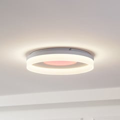 Lucande Smart LED-kattovalaisin Squillo valkoinen Tuya RGBW CCT