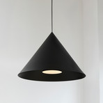 LOOM DESIGN hanglamp Hanzu, Ø 55 cm, zwart, E27
