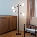 IT'S ABOUT ROMI Lampadaire Copenhagen, rouge foncé, pivotant