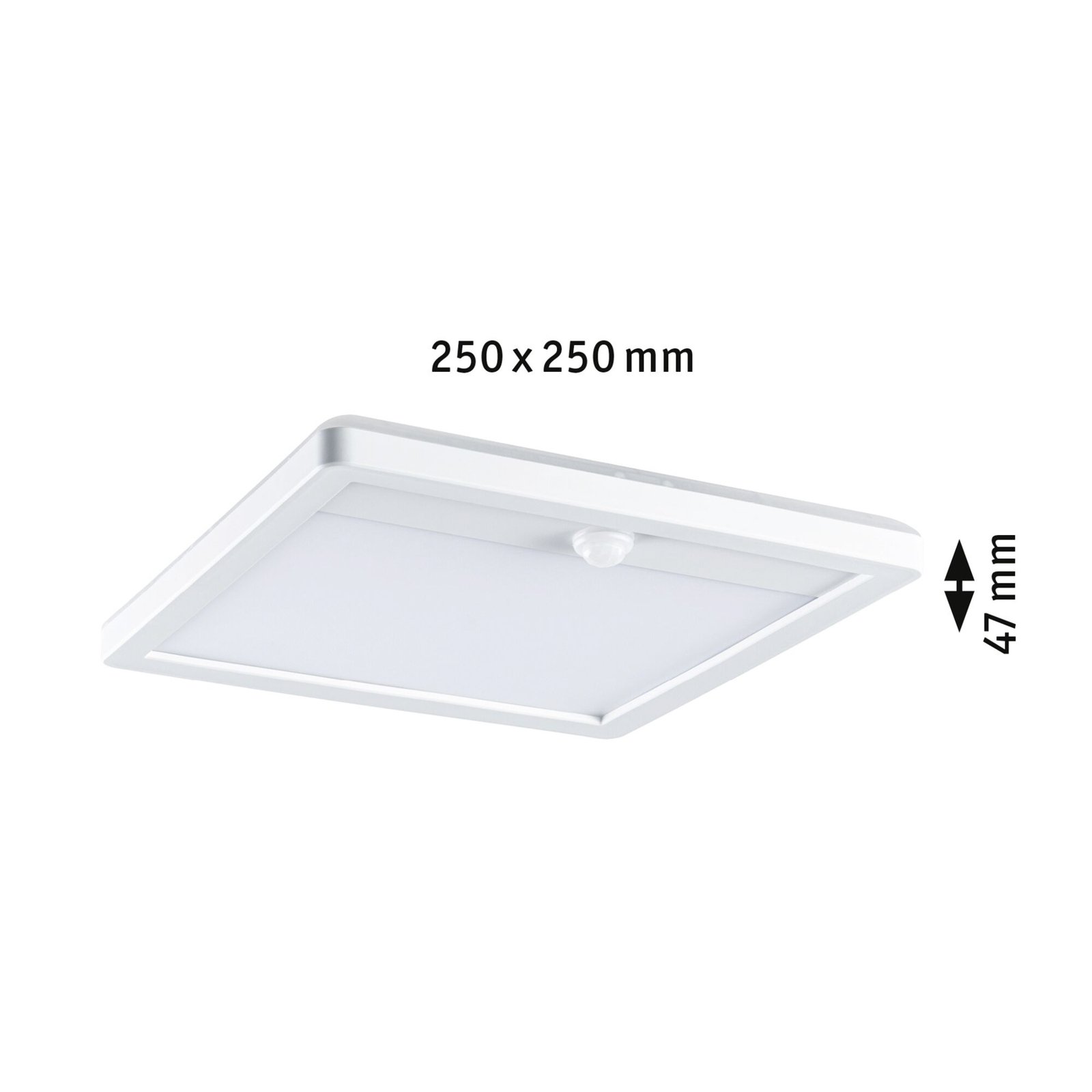 Lamina Applique Murale/Plafonnier d'Extérieuavec Sensor Square SWR Blanc - Paulm
