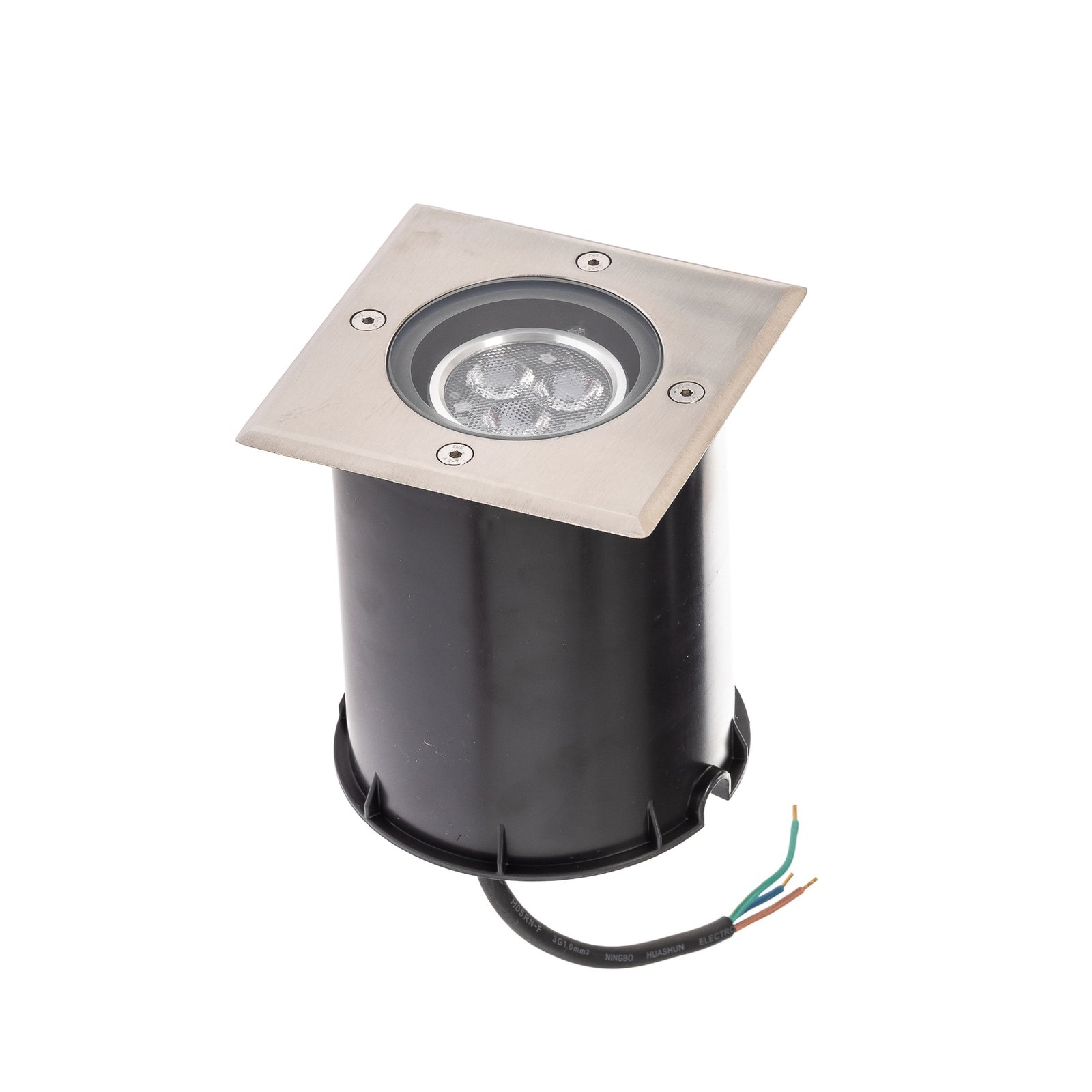 Jos Square Erd Spot IP67 Steel - Lucande
