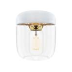 Acorn Abajur White/Polished Brass - UMAGE