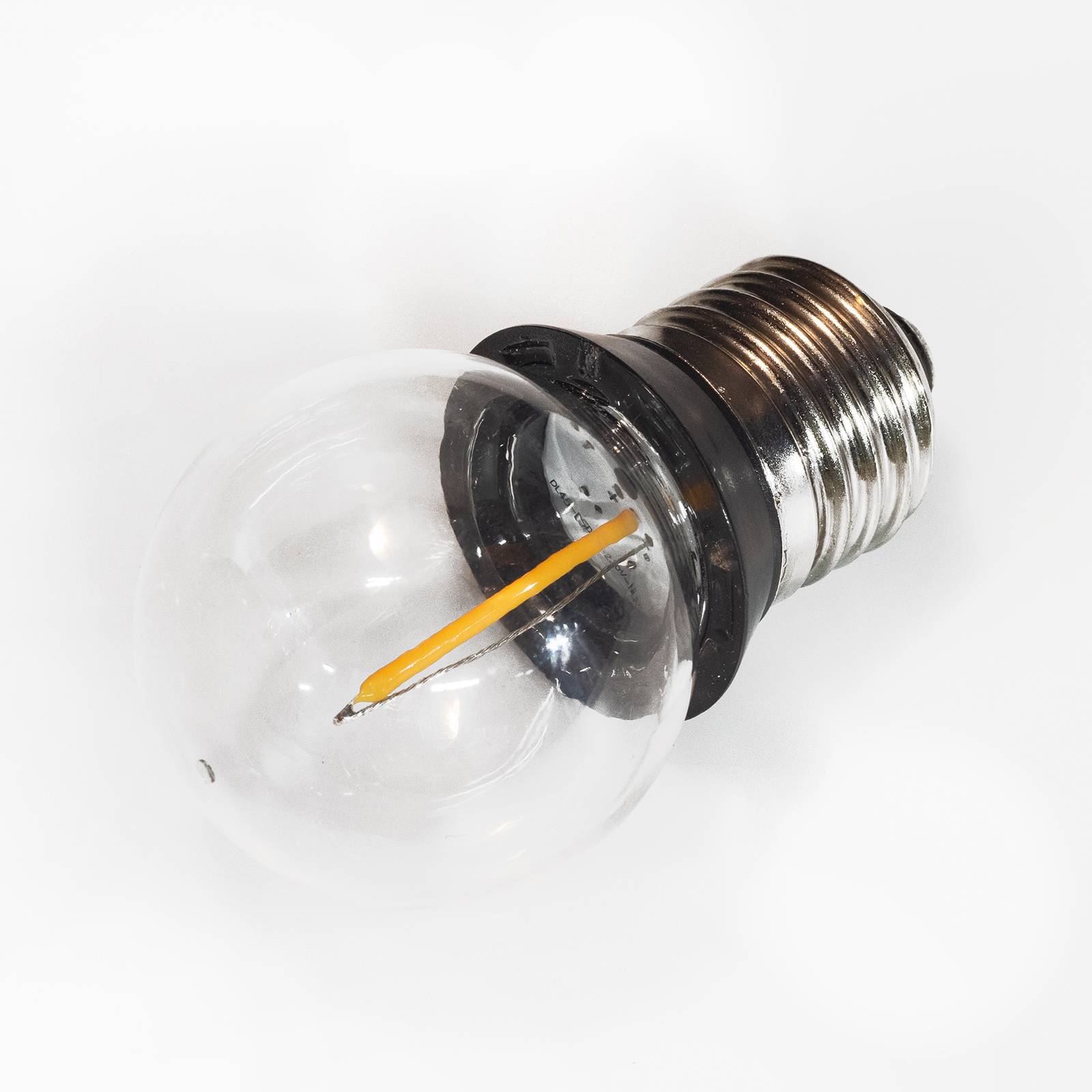 Rotpfeil E27 0,9W COB-LED dropplampa med tätningsring