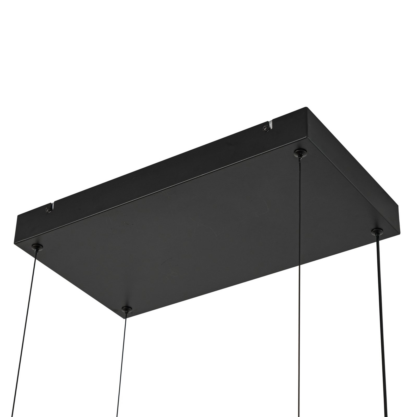 LED-riippuvalaisin, himmennettävä, 110 cm, musta - Lucande LED-riippuvalaisin, himmennettävä, 110 cm, musta - Lucande