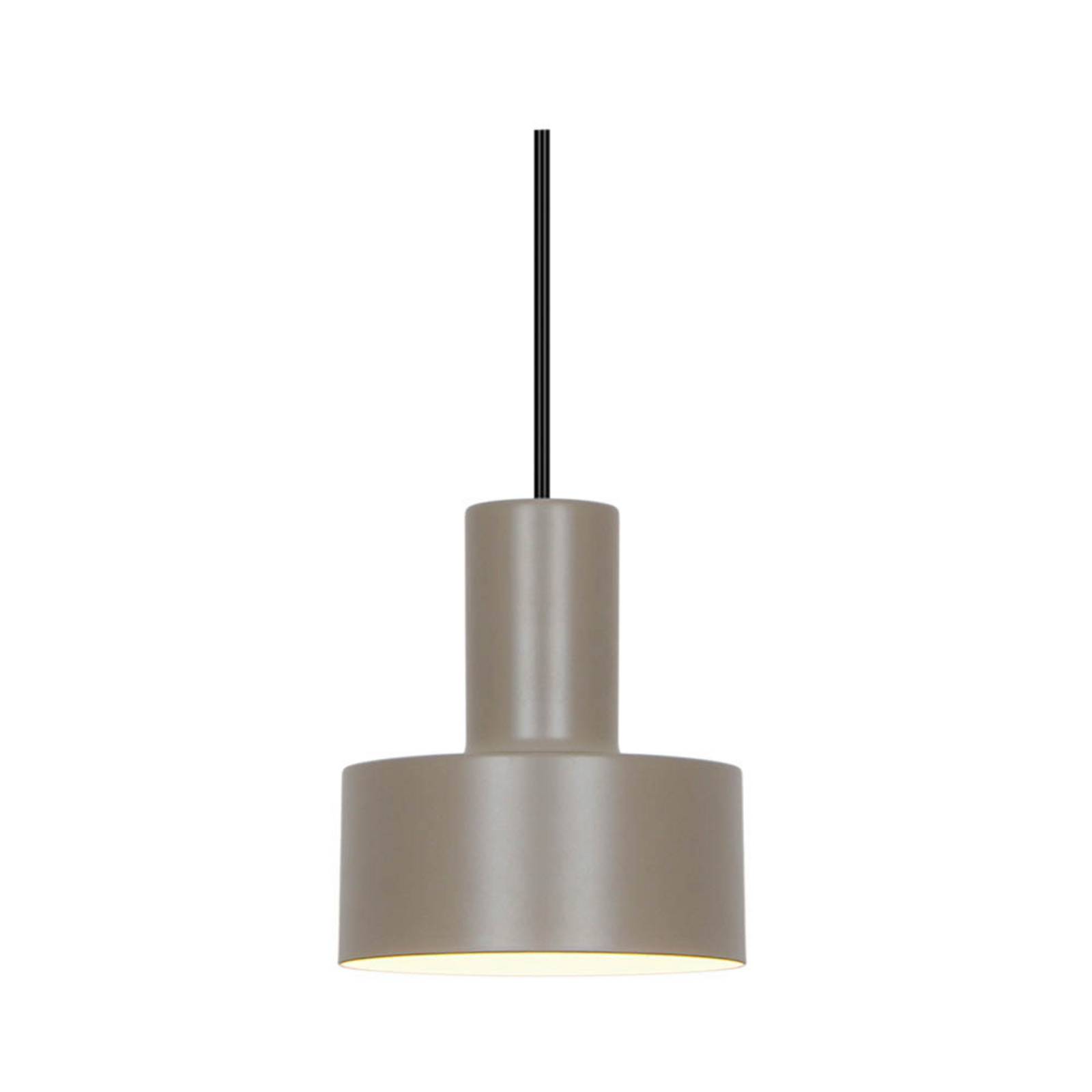 Pendelleuchte Matis, hellbraun, Ø 13 cm, Metall