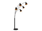 Lira 5 Stojací Lampa Black/Gold - Lindby