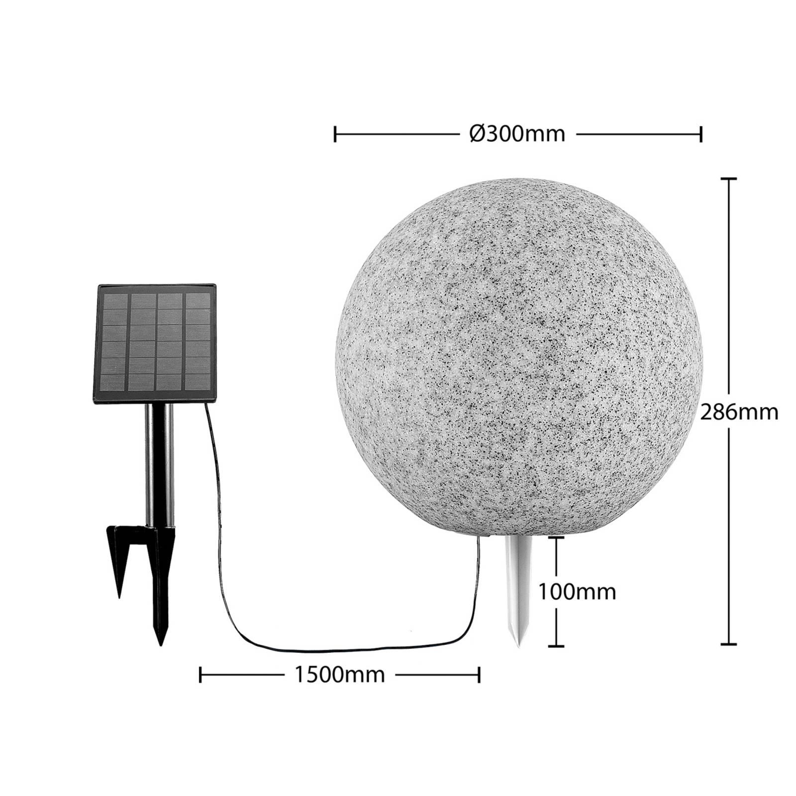 Lindby Hamela solarna lampa dekoracyjna RGB, 30 cm