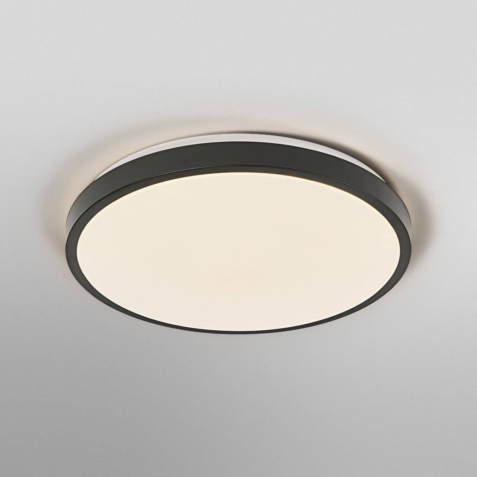 Lampa sufitowa LED OSRAM ORBIS LONDON, czarna, Ø 40 cm, metal