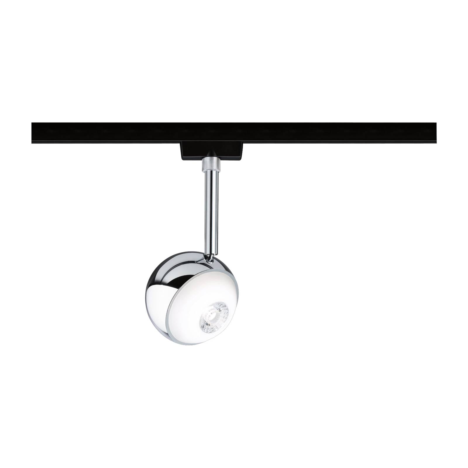 Paulmann URail Capsule II LED spot, 4,000 K black - Kitchen - Tracking Light - dimmable - Modern - Silver