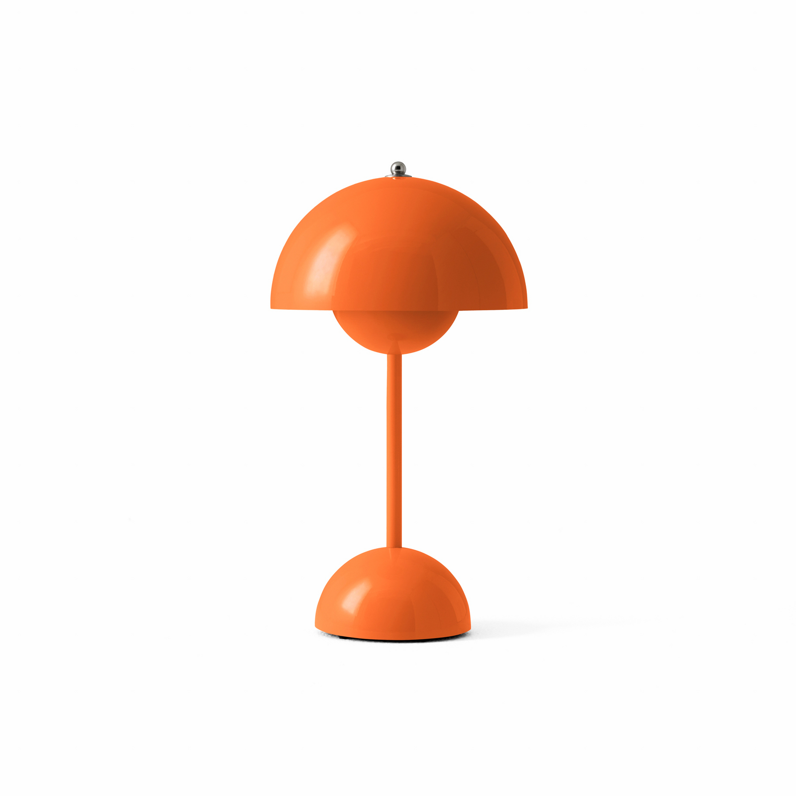 Flowerpot VP9 LED-Akku-Tischlampe, orange, IP44 - &TRADITION