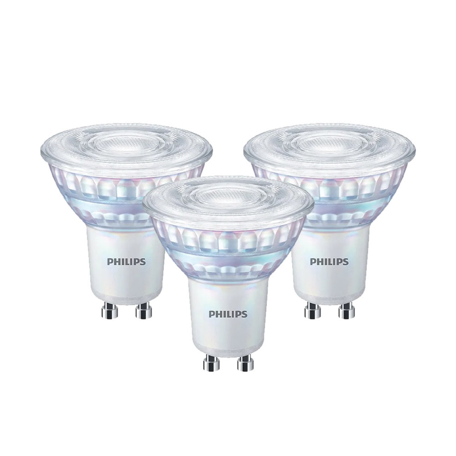 3-pack Bombilla LED Regulable 3,8W GU10 - Philips