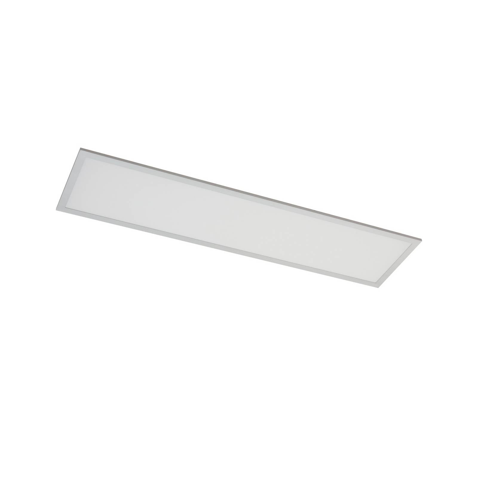 Arcchio LED-Panel Lyndra, 120 cm, silber, Alu, dimmbar, CCT