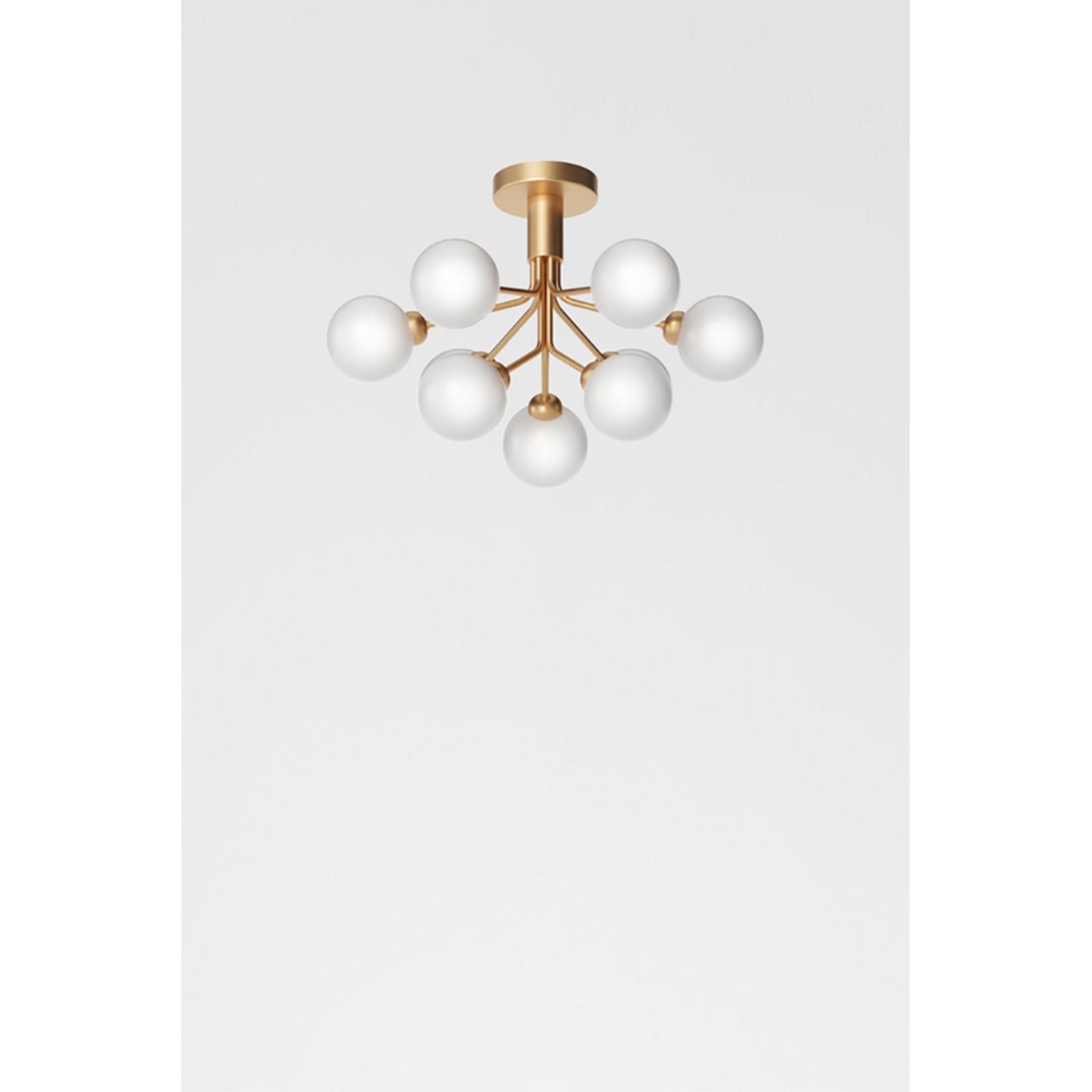 Apiales 9 Plafonieră Brushed Brass - Nuura