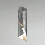 Knikerboker Hué pendant light in silver, 1-bulb