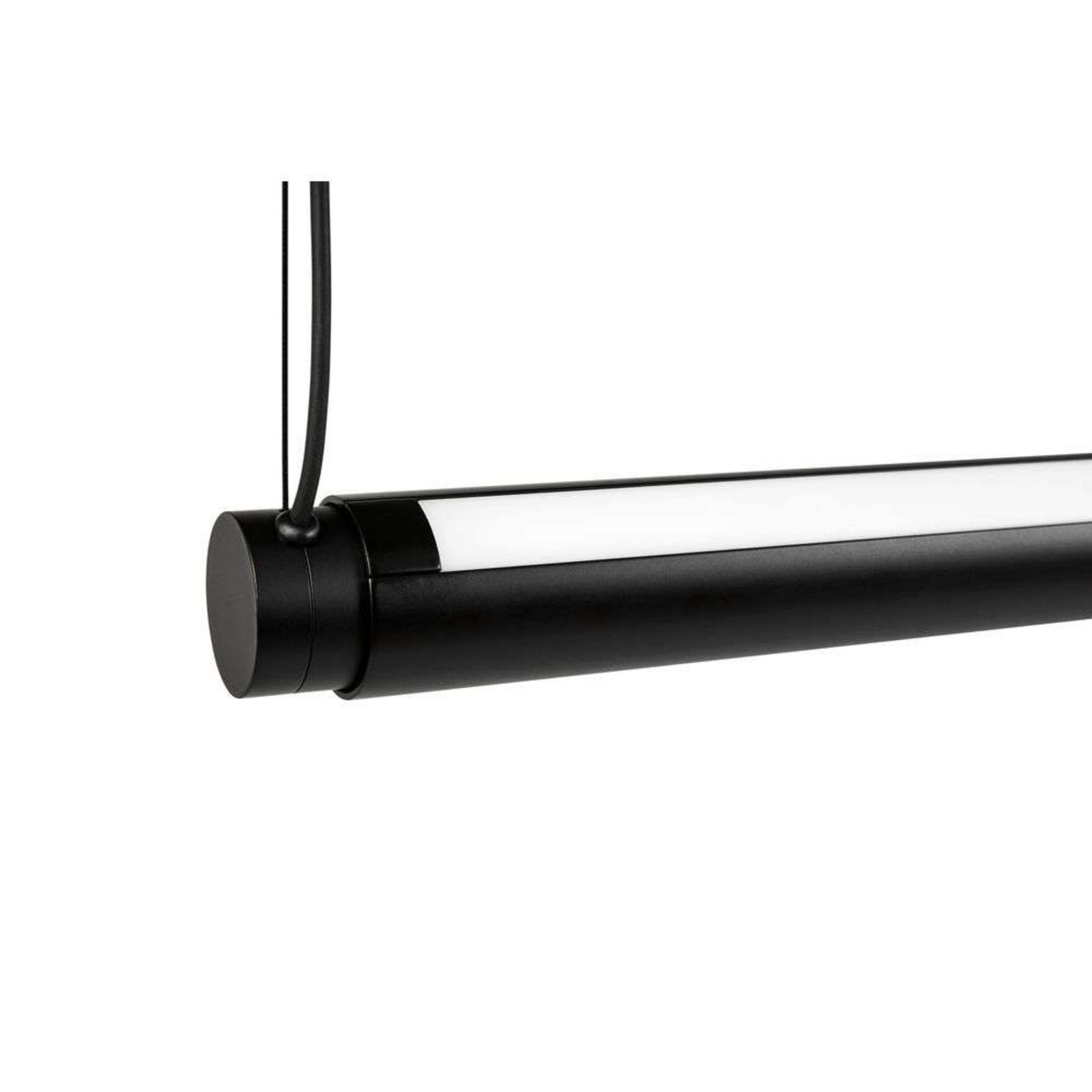 Factor Linear 1500 Lustră Pendul Diffused Soft Black - HAY