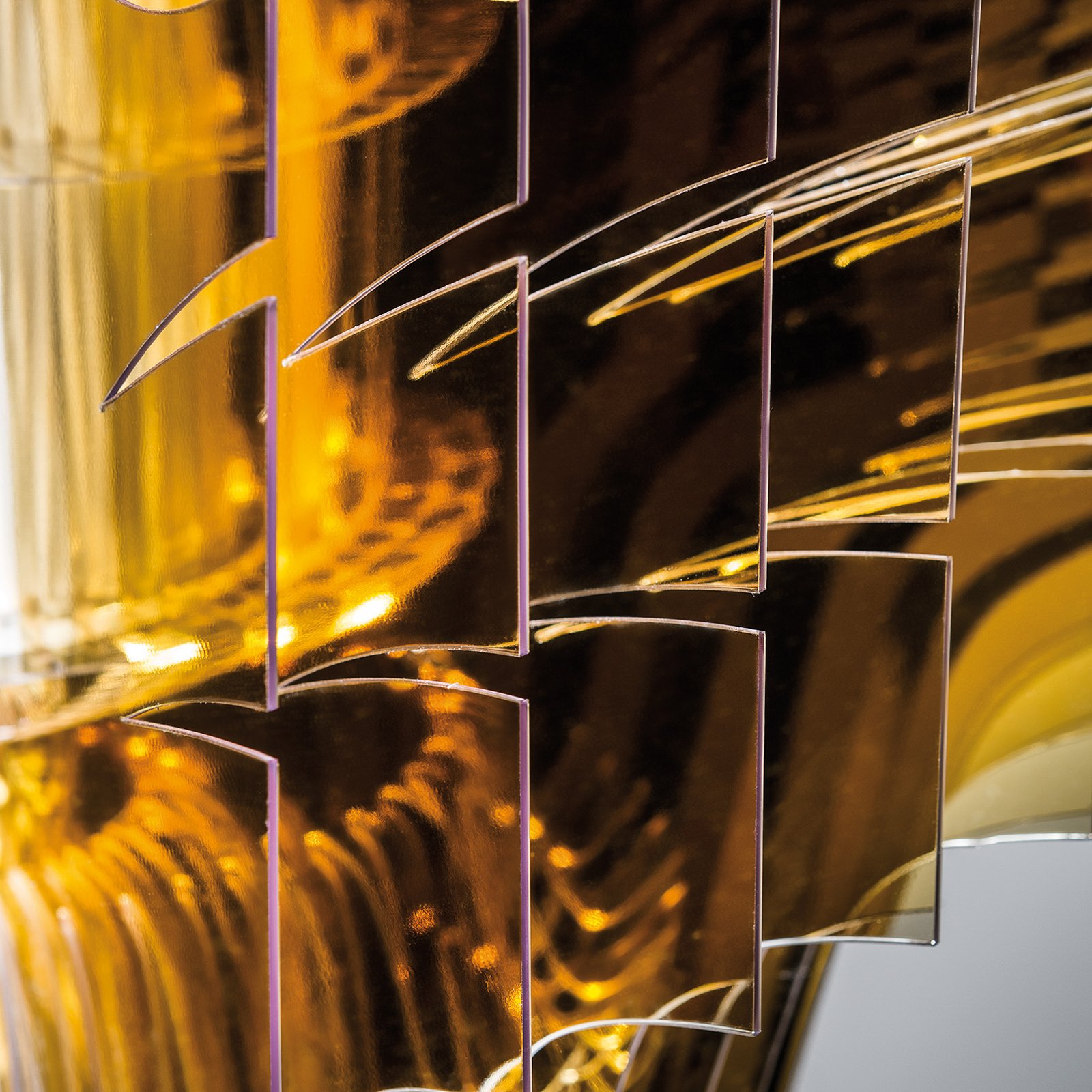 Aria M Hängeleuchte, gold, Ø 60 cm - Slamp