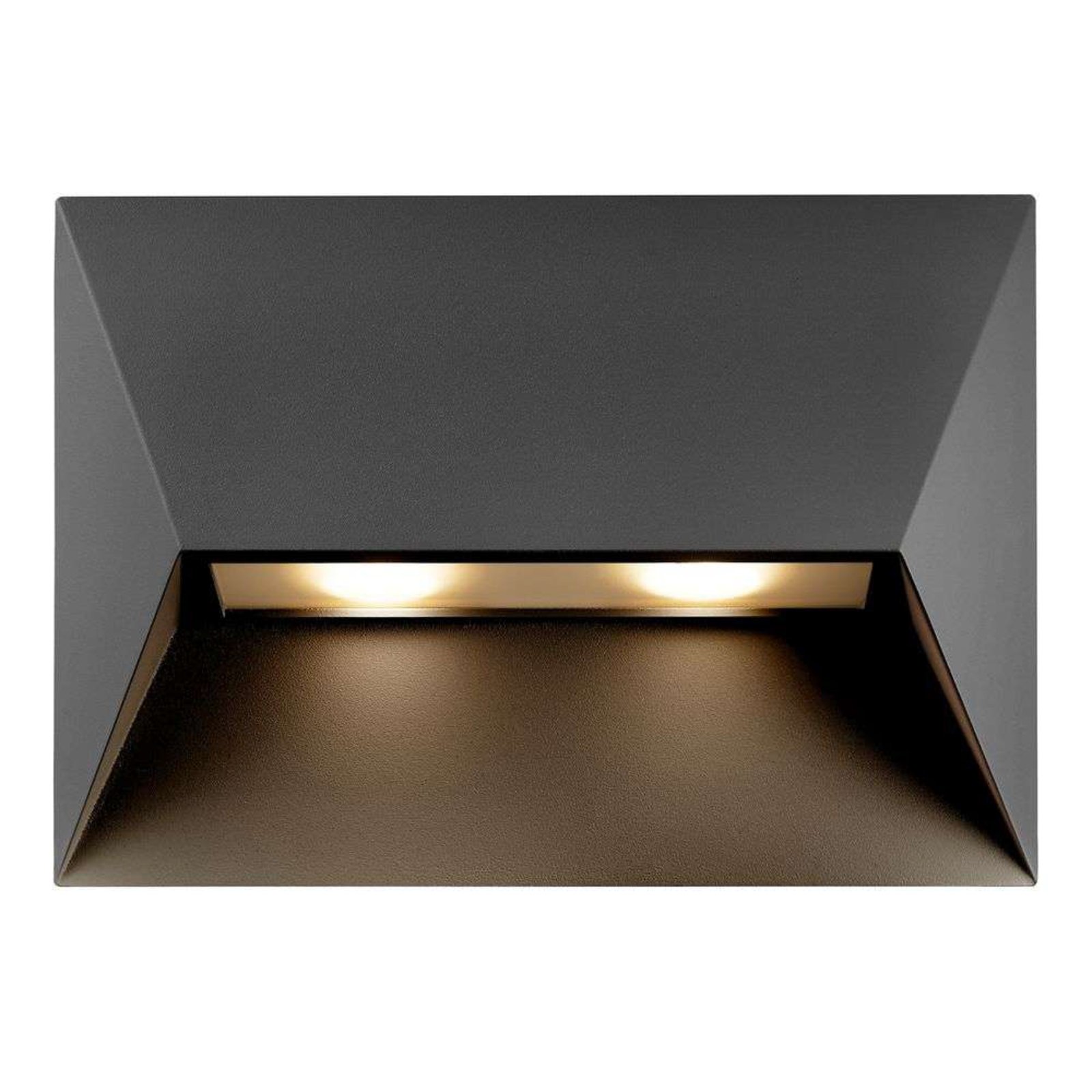 Pontio 27 Utomhus Vägglampa Black - Nordlux