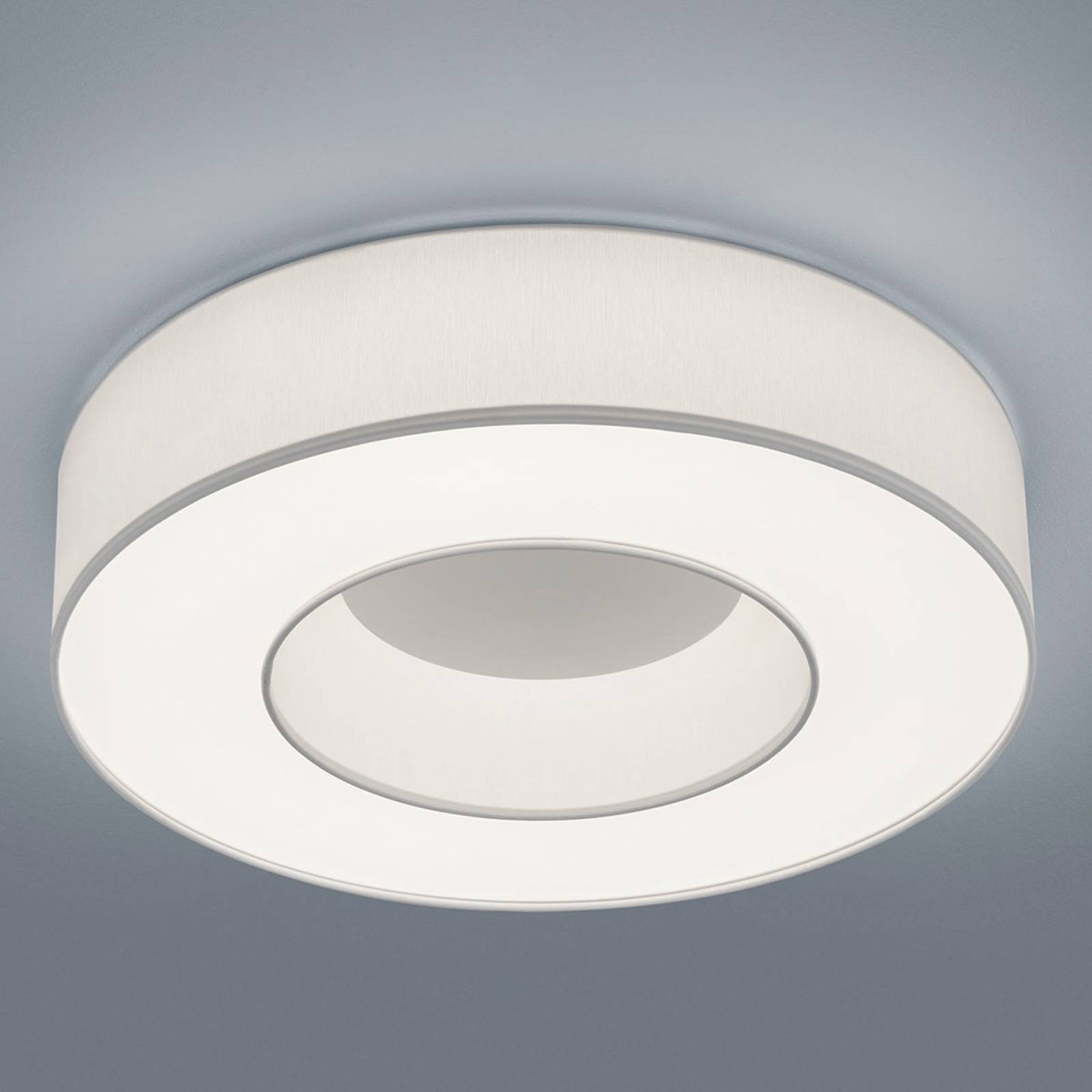 Helestra Lomo - lampa sufitowa LED, biała chintz